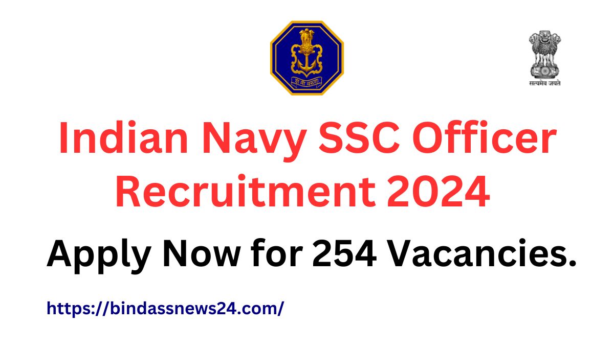 Indian Navy SSC Officer Recruitment 2024